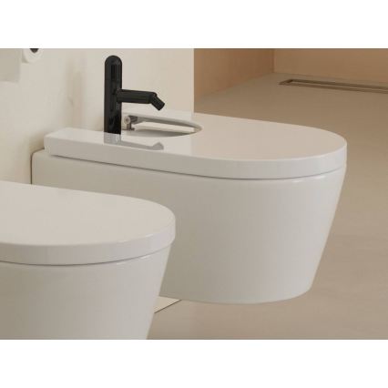 Roca A80652200B - Assento para bidé SoftClose INSPIRA supralit/branco