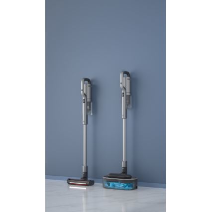 ROIDMI RI-X30VX - Aspirador de bastão 2em1 com LED ecrã e acessórios 435W/2500mAh cromado mate