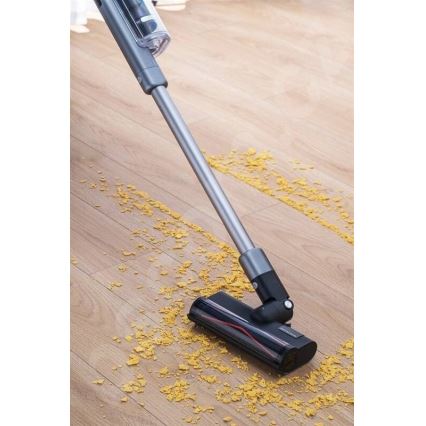 ROIDMI RI-X30VX - Aspirador de bastão 2em1 com LED ecrã e acessórios 435W/2500mAh cromado mate