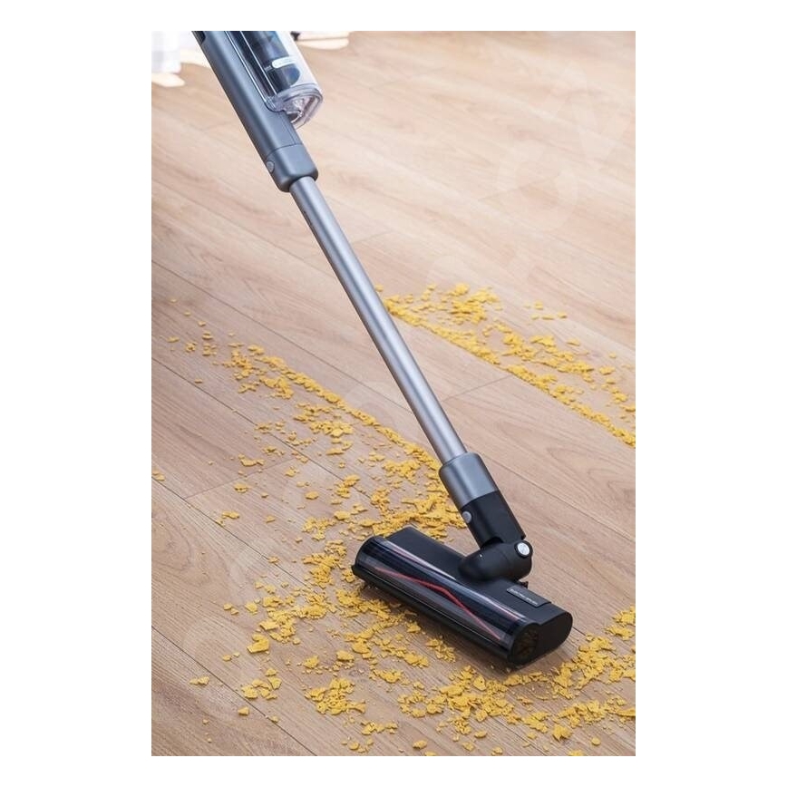 ROIDMI RI-X30VX - Aspirador de bastão 2em1 com LED ecrã e acessórios 435W/2500mAh cromado mate