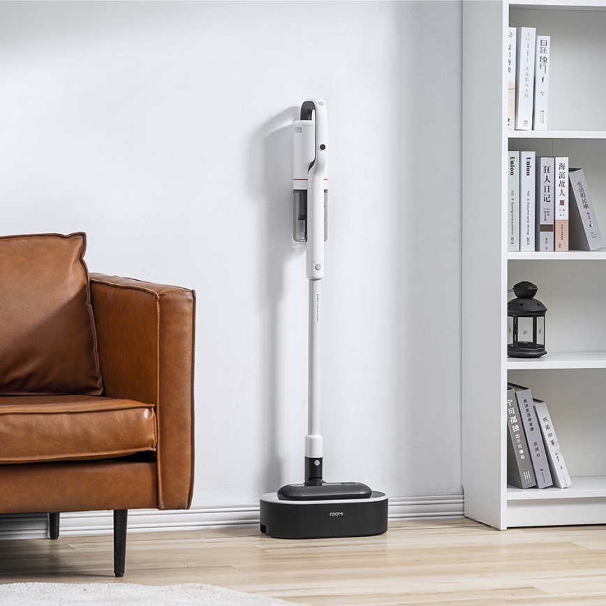 ROIDMI RI-X30VX - Aspirador de bastão 2em1 com LED ecrã e acessórios 435W/2500mAh cromado mate