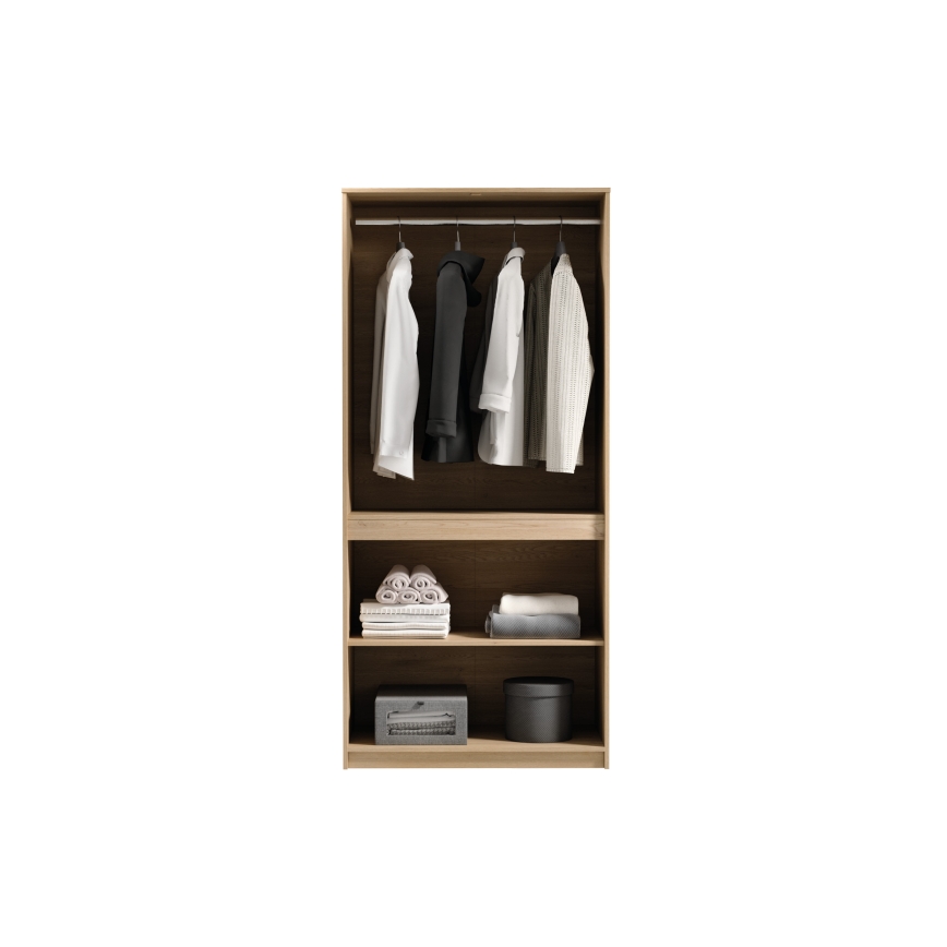 Roupeiro MIYABI 90x198x52 cm carvalho Cremona