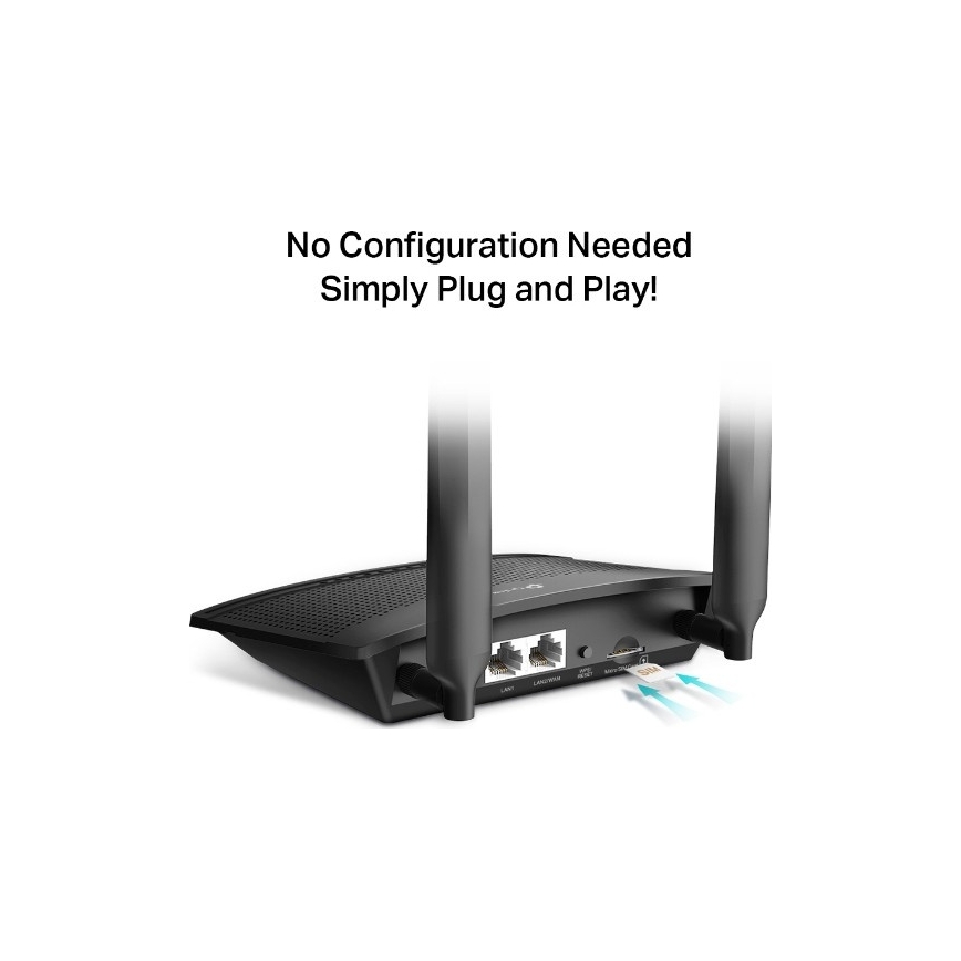 Router Wireless N 300 Mbps com 4G LTE