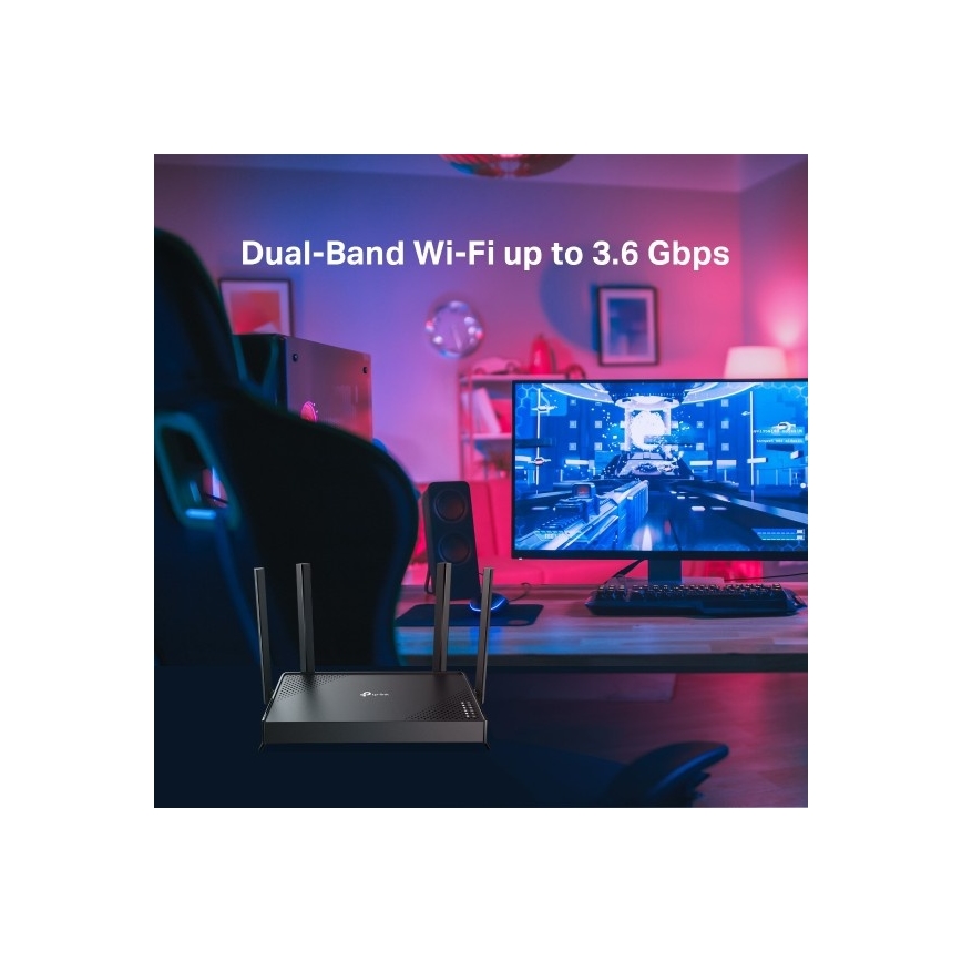 Router Wi‑Fi 7 de banda dupla