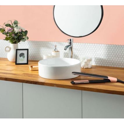 Rowenta - Alisador de cabelo com visor LCD EXPRESS SHINE 39W/230V