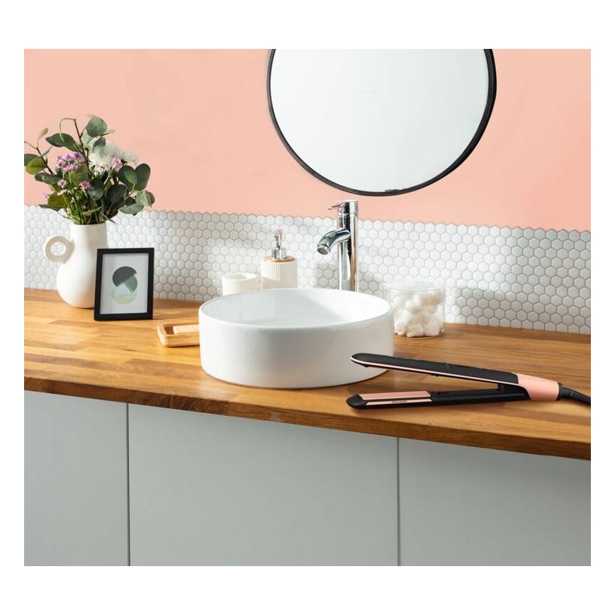 Rowenta - Alisador de cabelo com visor LCD EXPRESS SHINE 39W/230V