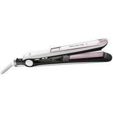 Rowenta - Alisador de cabelo com visor LCD PREMIUM CARE 32W/230V rosa/branco