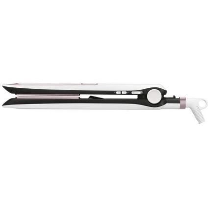 Rowenta - Alisador de cabelo com visor LCD PREMIUM CARE 32W/230V rosa/branco