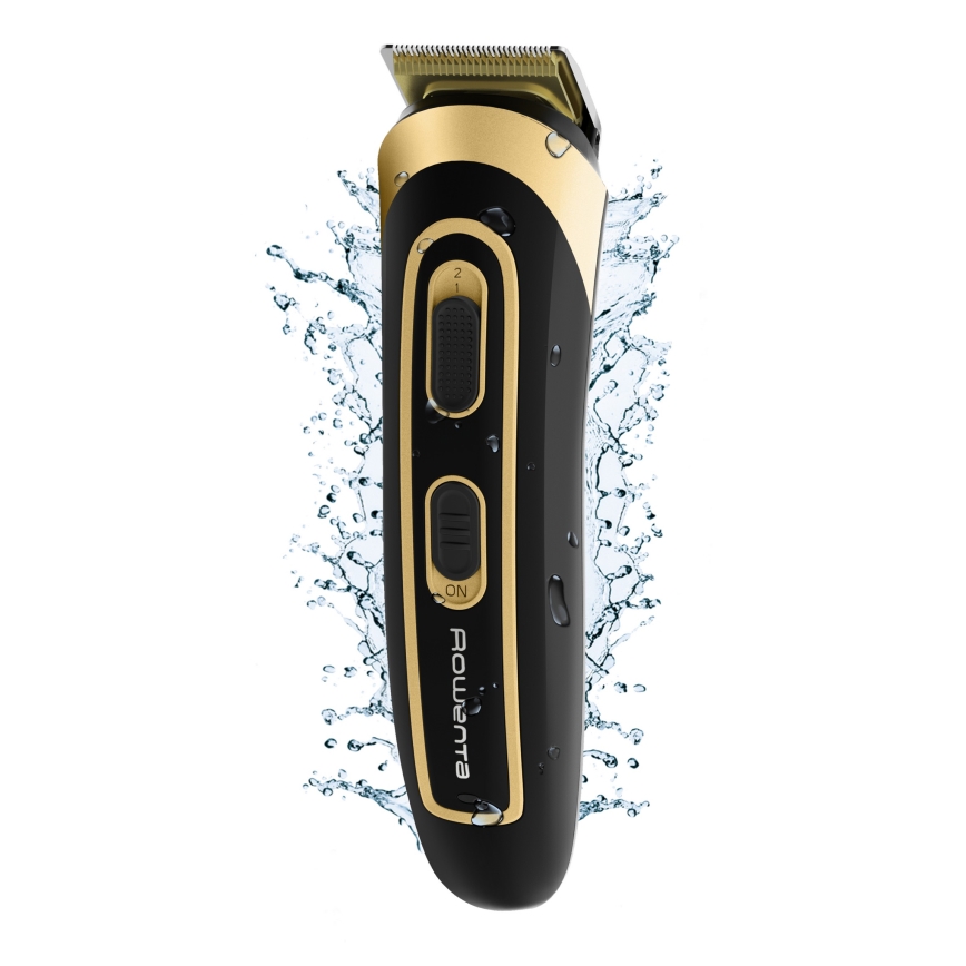 Rowenta - Aparador TRIM & STYLE 750 mAh preto/dourado