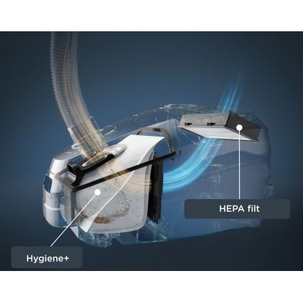 Rowenta - Aspirador com saco GREEN FORCE MAX ECO TOTAL CLASSIC 900W/230V preto