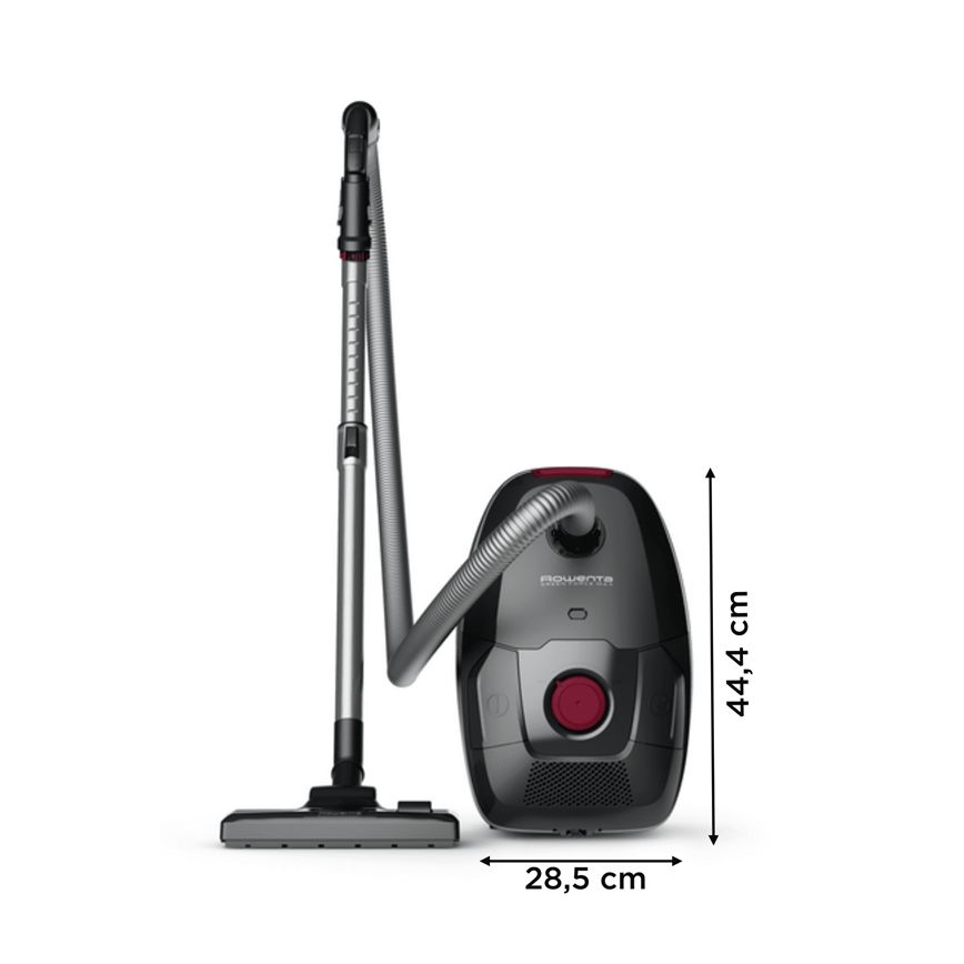 Rowenta - Aspirador com saco GREEN FORCE MAX ECO TOTAL CLASSIC 900W/230V preto