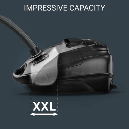Rowenta - Aspirador com saco SILENCE FORCE ALLERGY+ 4,5l 400W/230V preto/branco