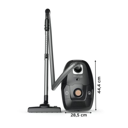 Rowenta - Aspirador com saco VERDE FORCE EFFITECH ECO TOTAL CLEAN 400W/230V preto