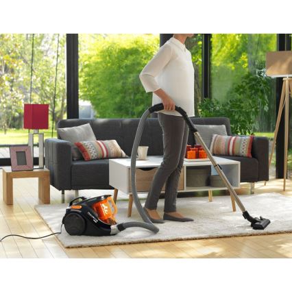 Rowenta - Aspirador sem saco COMPACT POWER 1,5l 750W/230V preto/laranja