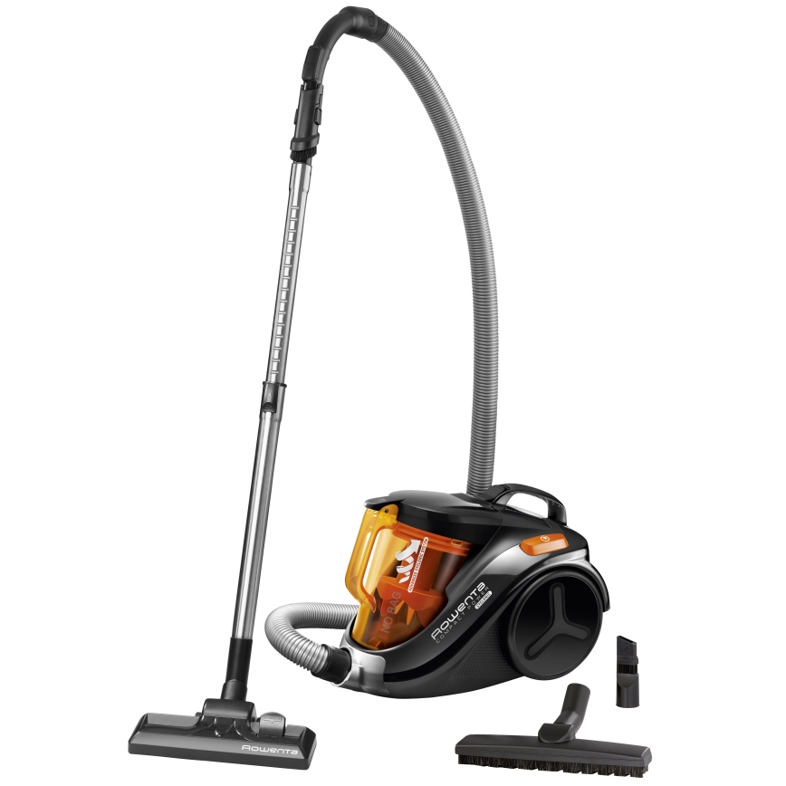 Rowenta - Aspirador sem saco COMPACT POWER 1,5l 750W/230V preto/laranja