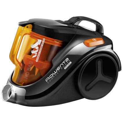 Rowenta - Aspirador sem saco COMPACT POWER 1,5l 750W/230V preto/laranja