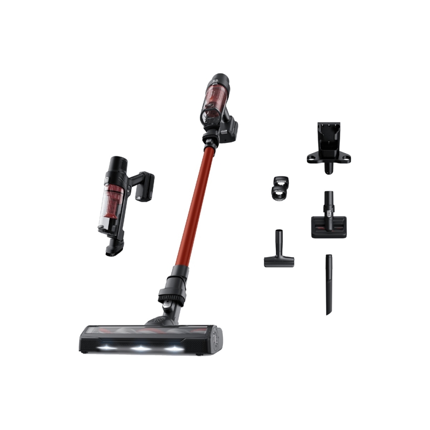 Rowenta - Aspirador vertical 2 em 1 X-PERT ANIMAL, 140 W / 18 V, 2000 mAh, vermelho