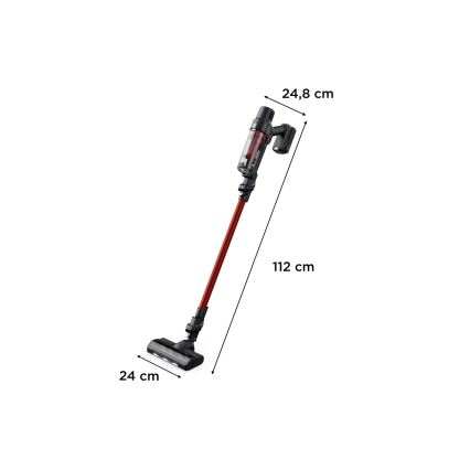 Rowenta - Aspirador vertical 2 em 1 X-PERT ANIMAL, 140 W / 18 V, 2000 mAh, vermelho