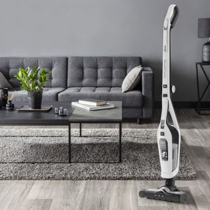 Rowenta - Aspirador vertical DUAL FORCE 2EM1 100W/18V 2500 mAh branco