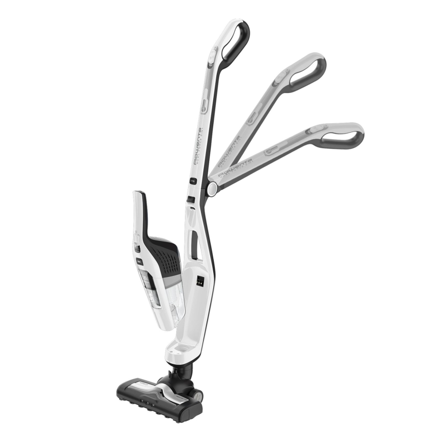 Rowenta - Aspirador vertical DUAL FORCE 2EM1 100W/18V 2500 mAh branco