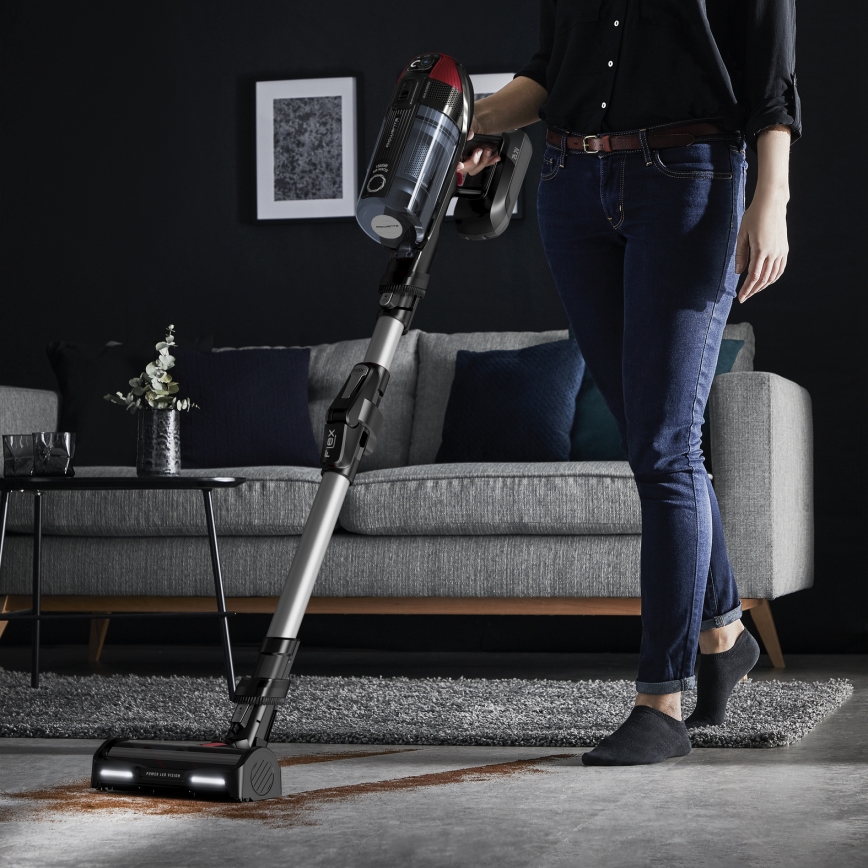 Rowenta - Aspirador vertical X-FORCE FLEX ANIMAL CARE 320W/25,2V preto 2000 mAh