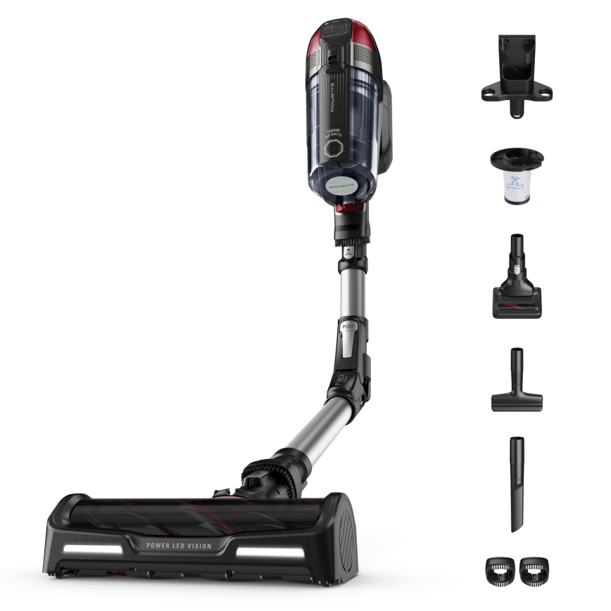 Rowenta - Aspirador vertical X-FORCE FLEX ANIMAL CARE 320W/25,2V preto 2000 mAh