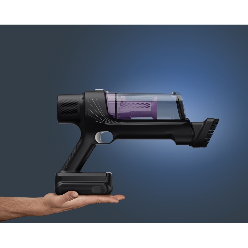 Rowenta - Aspirador vertical X-PERT 2em1 140W/18V 2500 mAh roxo