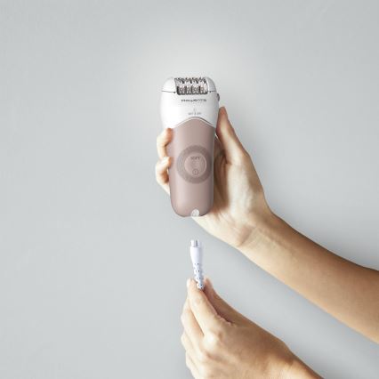 Rowenta - Epilador WET&DRY 4,5W/5V 600 mAh bege/dourado