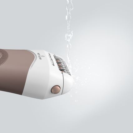 Rowenta - Epilador WET&DRY 4,5W/5V 600 mAh bege/dourado