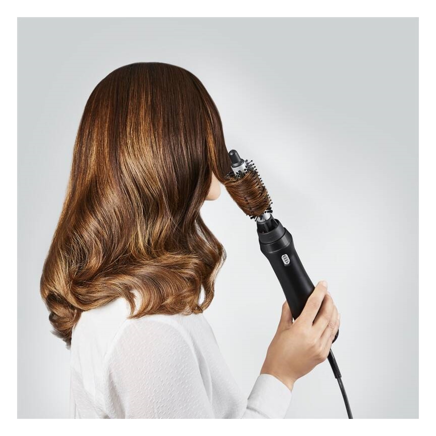 Rowenta - Escova modeladora de ar quente EXPRESS STYLE 900W/230V preta/prateada