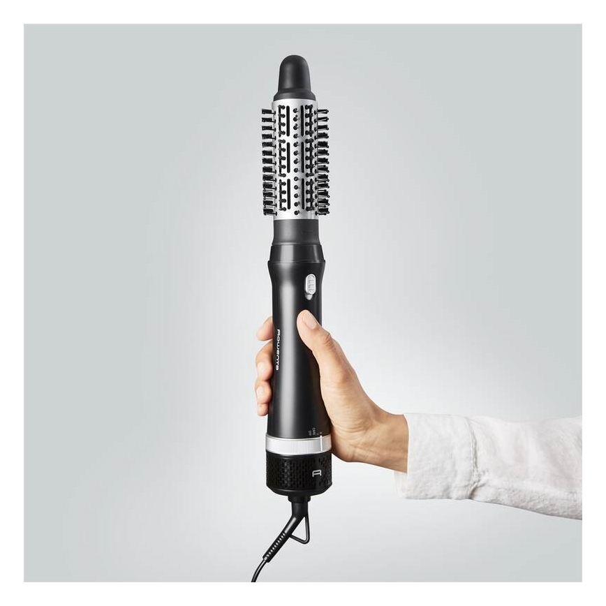 Rowenta - Escova modeladora de ar quente EXPRESS STYLE 900W/230V preta/prateada