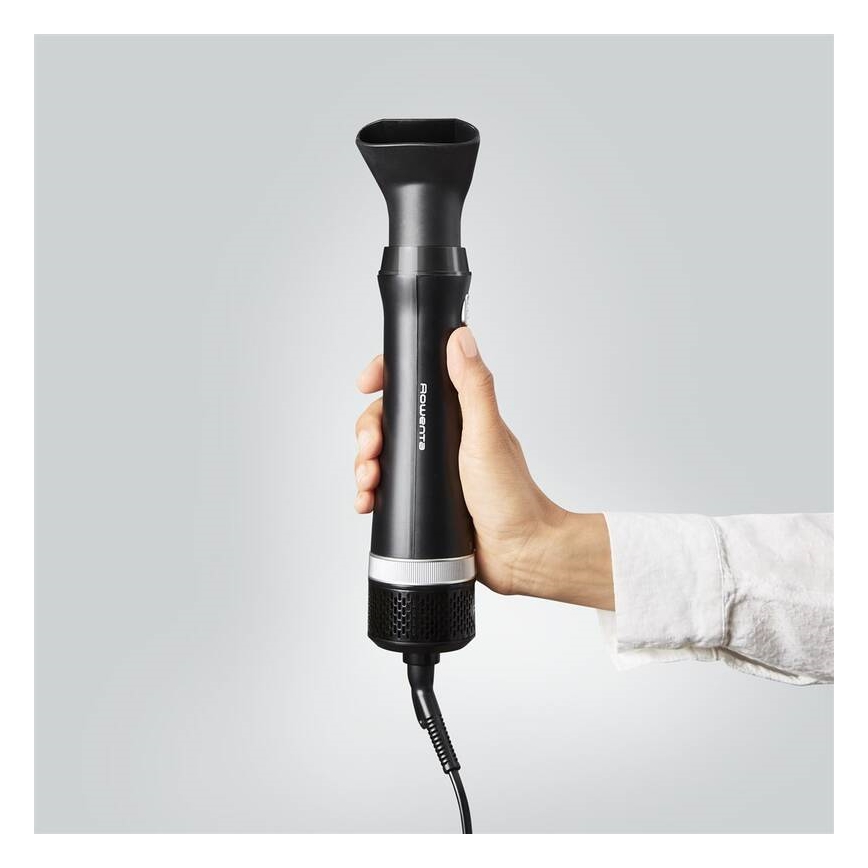 Rowenta - Escova modeladora de ar quente EXPRESS STYLE 900W/230V preta/prateada