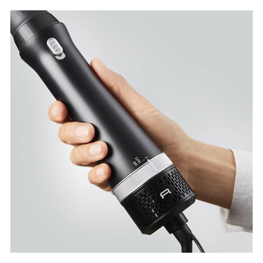 Rowenta - Escova modeladora de ar quente EXPRESS STYLE 900W/230V preta/prateada