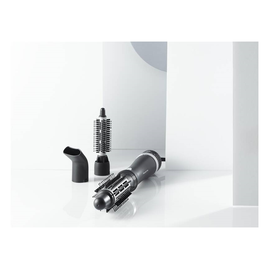 Rowenta - Escova modeladora de ar quente EXPRESS STYLE 900W/230V preta/prateada