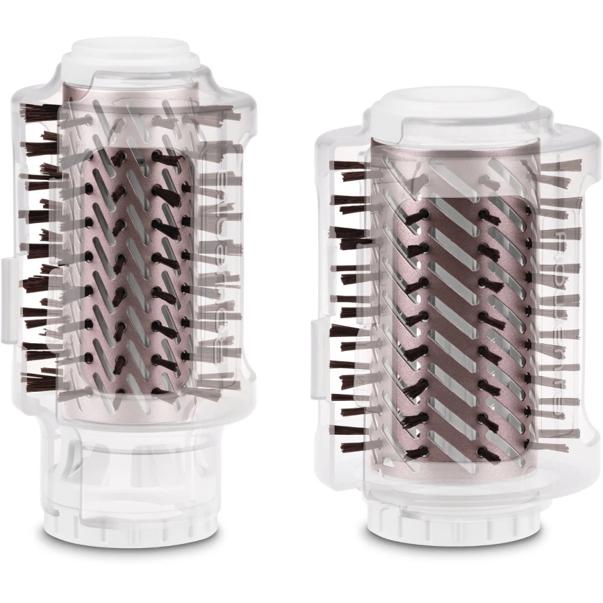 Rowenta - Escova rotativa para o cabelo PREMIUM CARE 1000W/230V rosa/branco