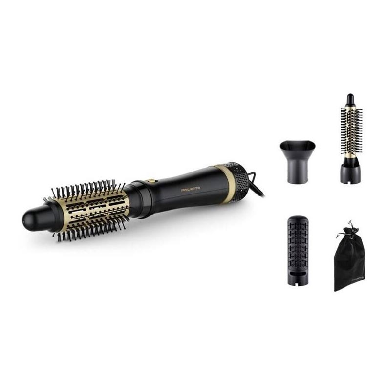 Rowenta - Escova térmica EXPRESS STYLE 800W/230V preta/dourada