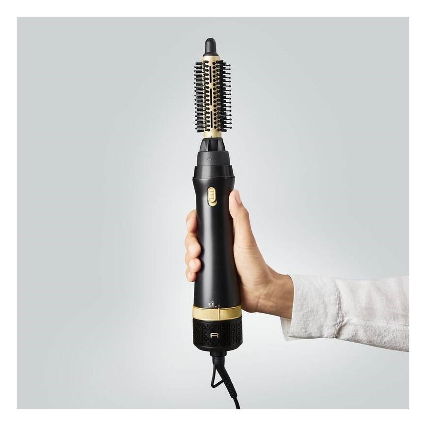 Rowenta - Escova térmica EXPRESS STYLE 800W/230V preta/dourada