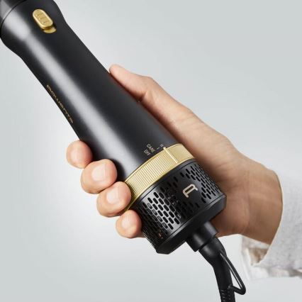 Rowenta - Escova térmica EXPRESS STYLE 800W/230V preta/dourada