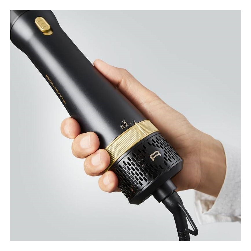 Rowenta - Escova térmica EXPRESS STYLE 800W/230V preta/dourada