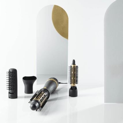 Rowenta - Escova térmica EXPRESS STYLE 800W/230V preta/dourada