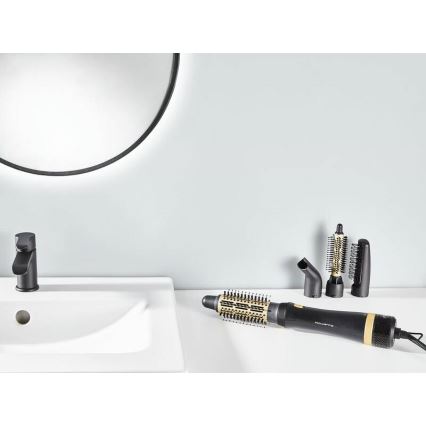 Rowenta - Escova térmica EXPRESS STYLE 800W/230V preta/dourada