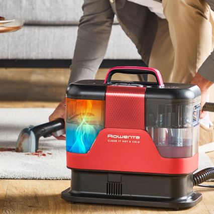 Rowenta - Lavadora extratora CLEAN IT HOT & COLD ANIMAL 1150W/230V