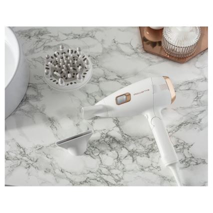 Rowenta - Secador de cabelo ULTIMATE EXPERIENCE 2200W/230V branco