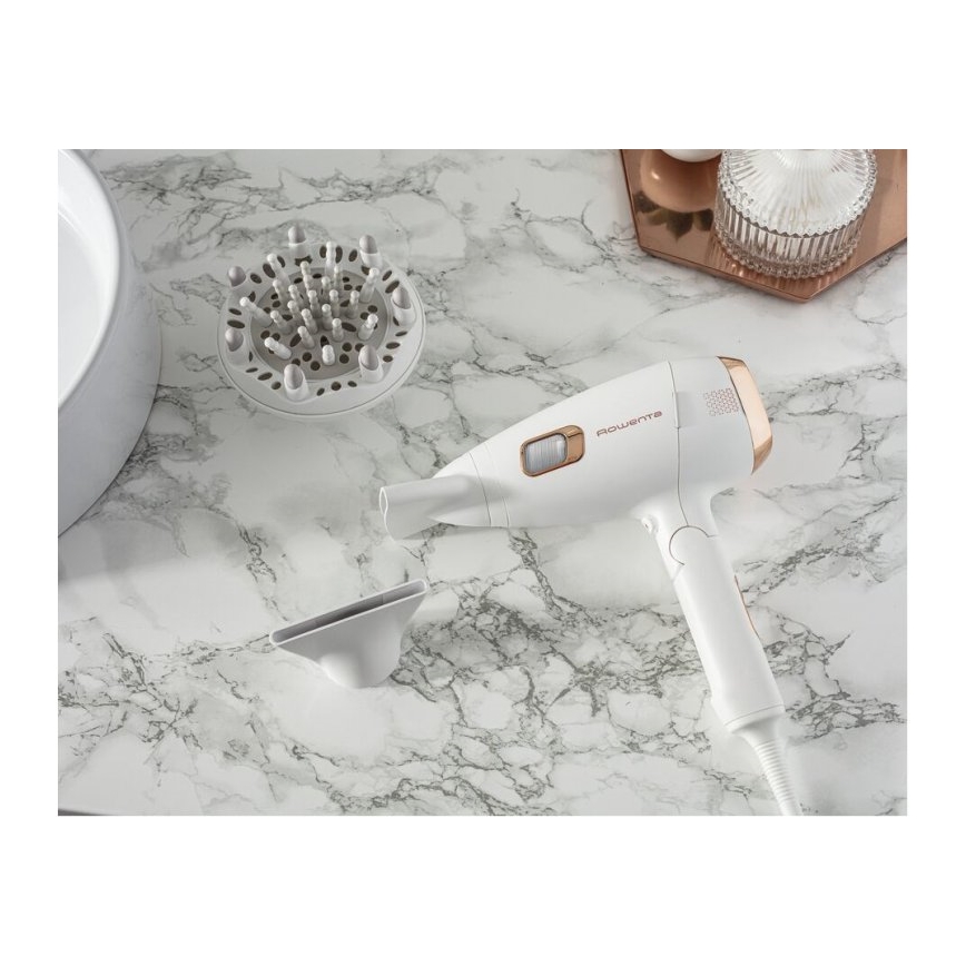 Rowenta - Secador de cabelo ULTIMATE EXPERIENCE 2200W/230V branco