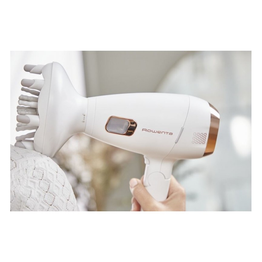 Rowenta - Secador de cabelo ULTIMATE EXPERIENCE 2200W/230V branco