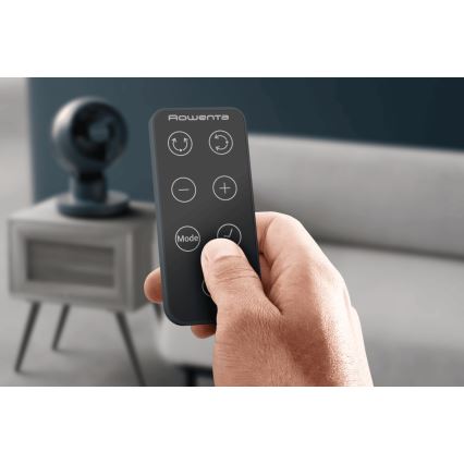 Rowenta - Ventilador de mesa TURBO SWIFT COMPACT 230V azul + controlo remoto