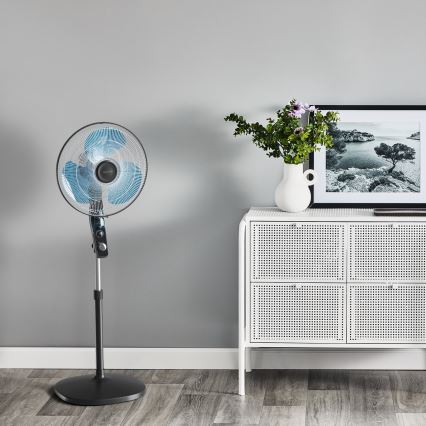 Rowenta - Ventilador de coluna com repelente de mosquitos ESSENTIAL+ 60W/230V 130 cm preto