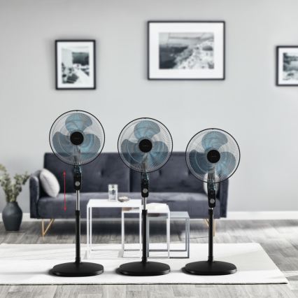 Rowenta - Ventilador de coluna com repelente de mosquitos ESSENTIAL+ 60W/230V 130 cm preto