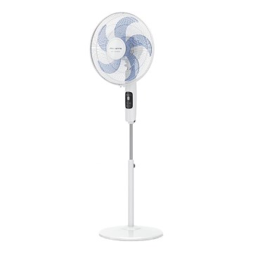 Rowenta - Ventilador de pé TURBO SILENCE 55 W/230 V 147 cm branco + controlo remoto