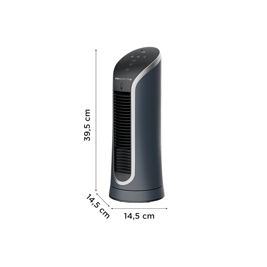 Rowenta - Ventilador de columna EOLE COMPACT 30W/230V negro